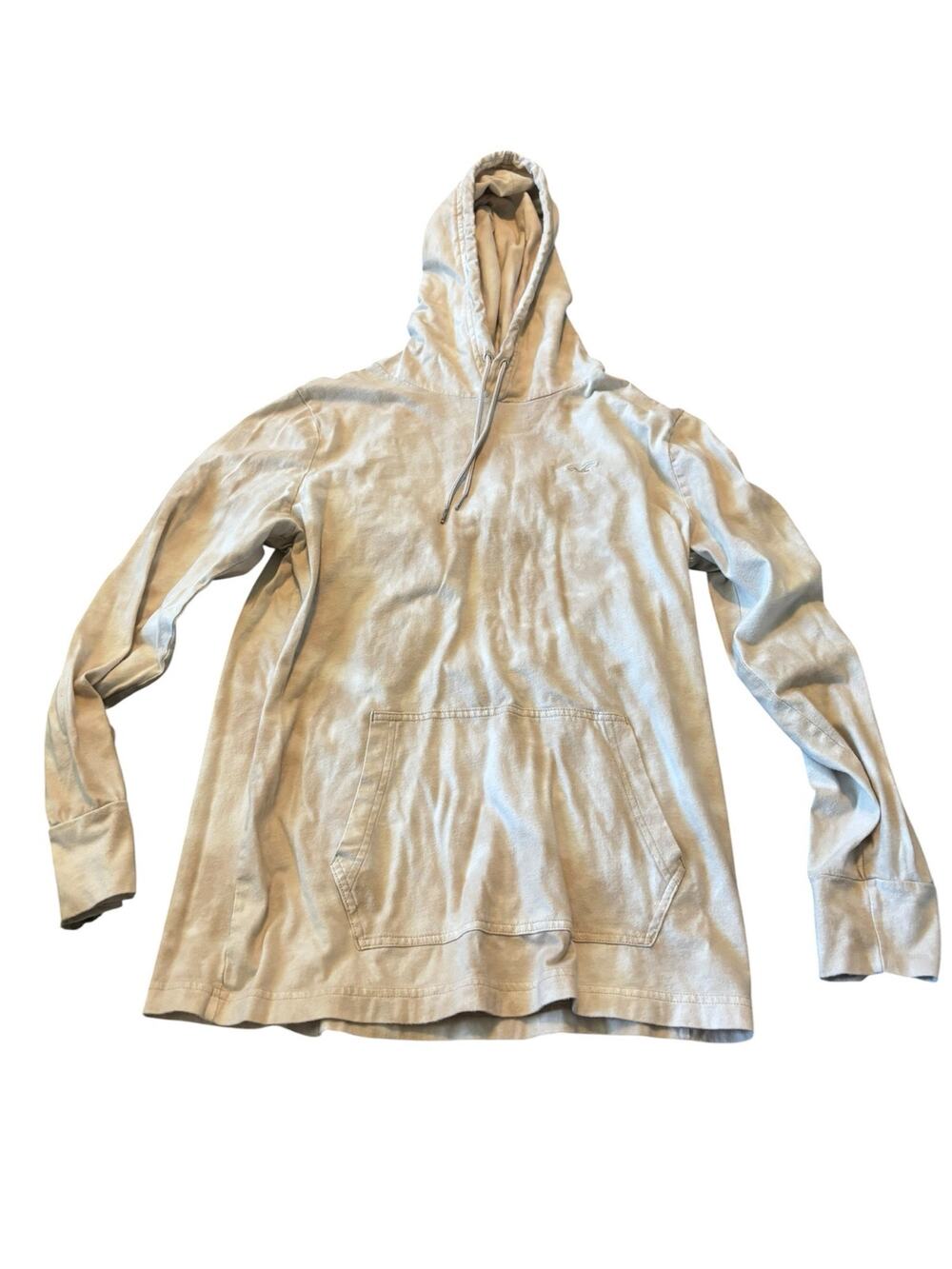Hollister Tan Tie Dye Hoodie 100% Cotton SIze M